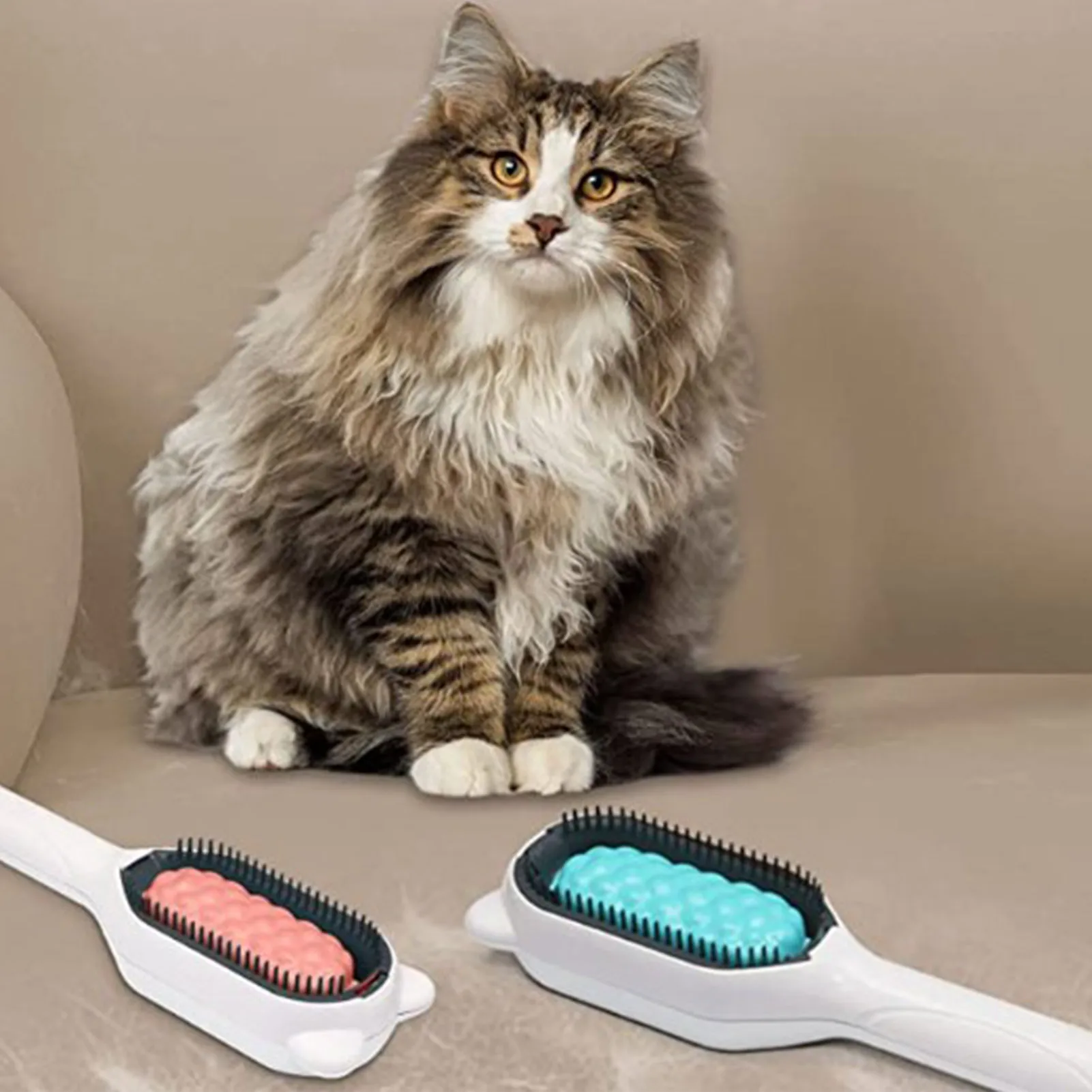

Pet Cleaning Hair Removal Comb Hair Stain Knots & Floating Hair Removal Combs For Dogs Cats Open Knots Remove Hair Massage Clean