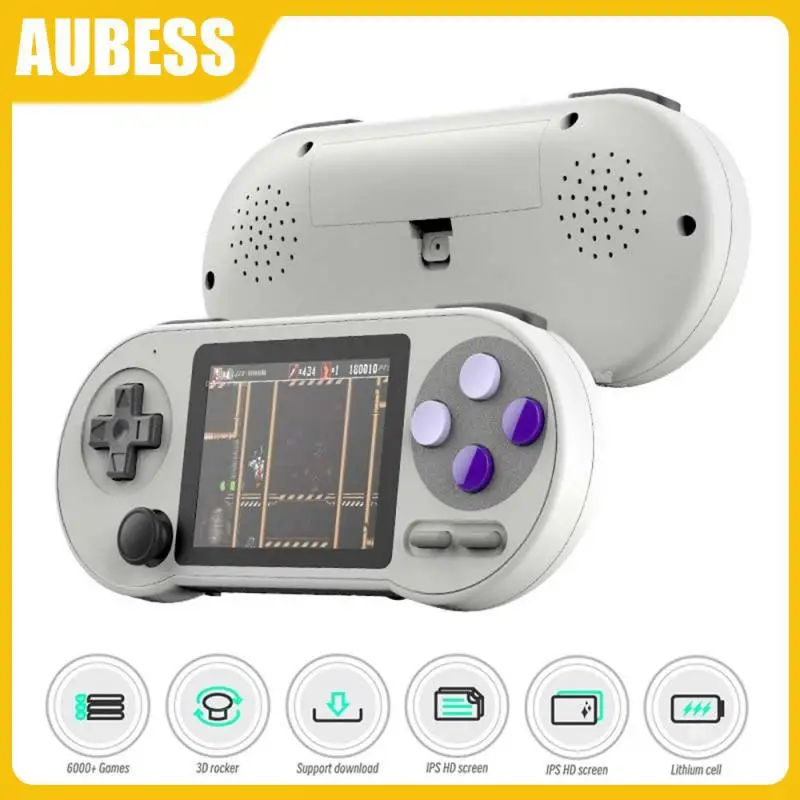 

Game Player Mini 3 Inch Double-rocker With Rocker Portable Game Console For Birthday Gift Mp3 Player Built-in 6000 Games Hd