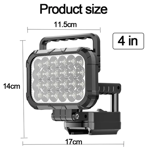 Портативный светодиодный фонарь Makita 3/4/5 дюймов