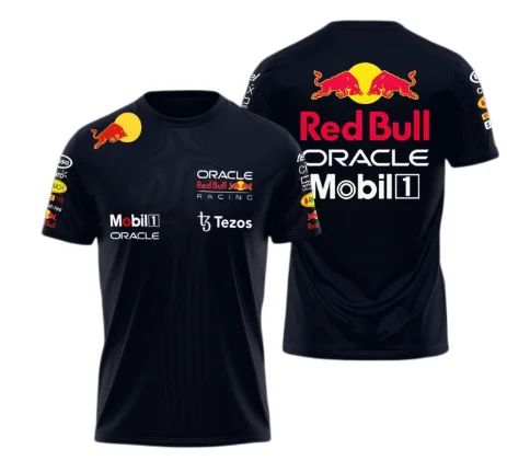 

2023 Verstappen World Champion Racer New Print Men's Short Sleeve No. 1 Holland Racing Fan Team Logo Oversized T-Shirt Men/Women