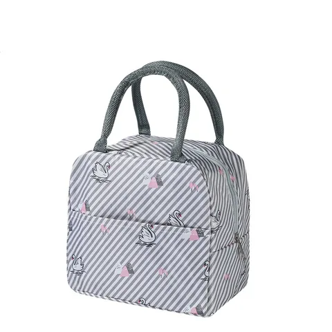 Портативная сумка для ланча, водонепроницаемая термоизолированная коробка для ланча, сумка для бенто, сумка для обеда, изоляционная сумка, Студенческая утолщенная милая сумка для ланча