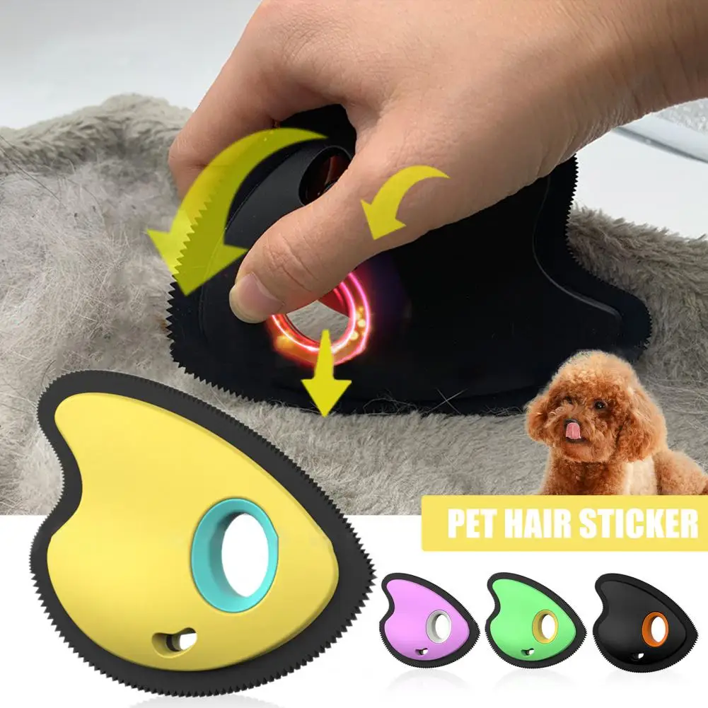 

Eco-friendly Cat Hair Removal Cleaning Brush Pet Massaging Comb Pet Hair Scrapper Mini Dense Teeth Head