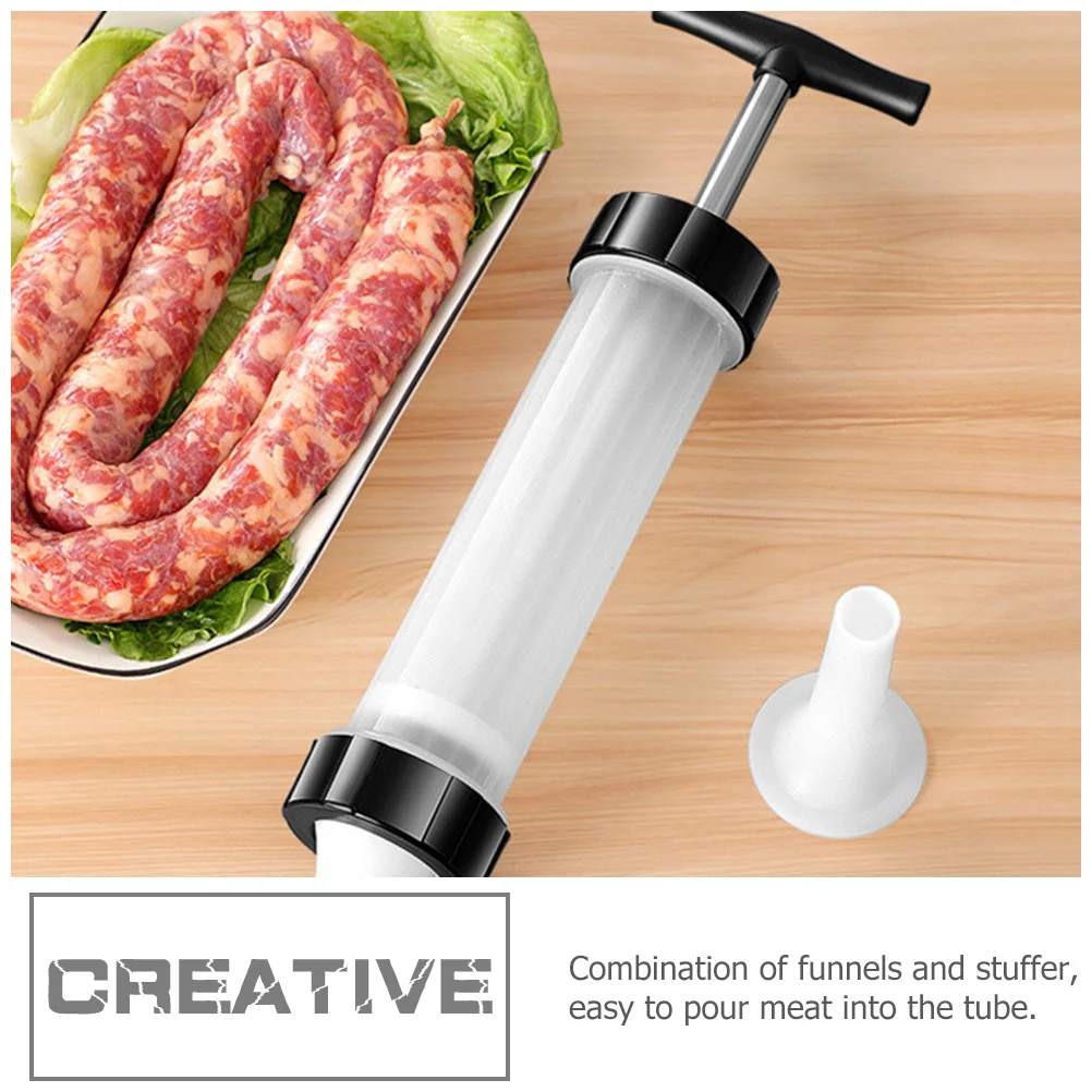 Колбасный шприц наполнитель для мяса ручная салями воронка ручной инструмент