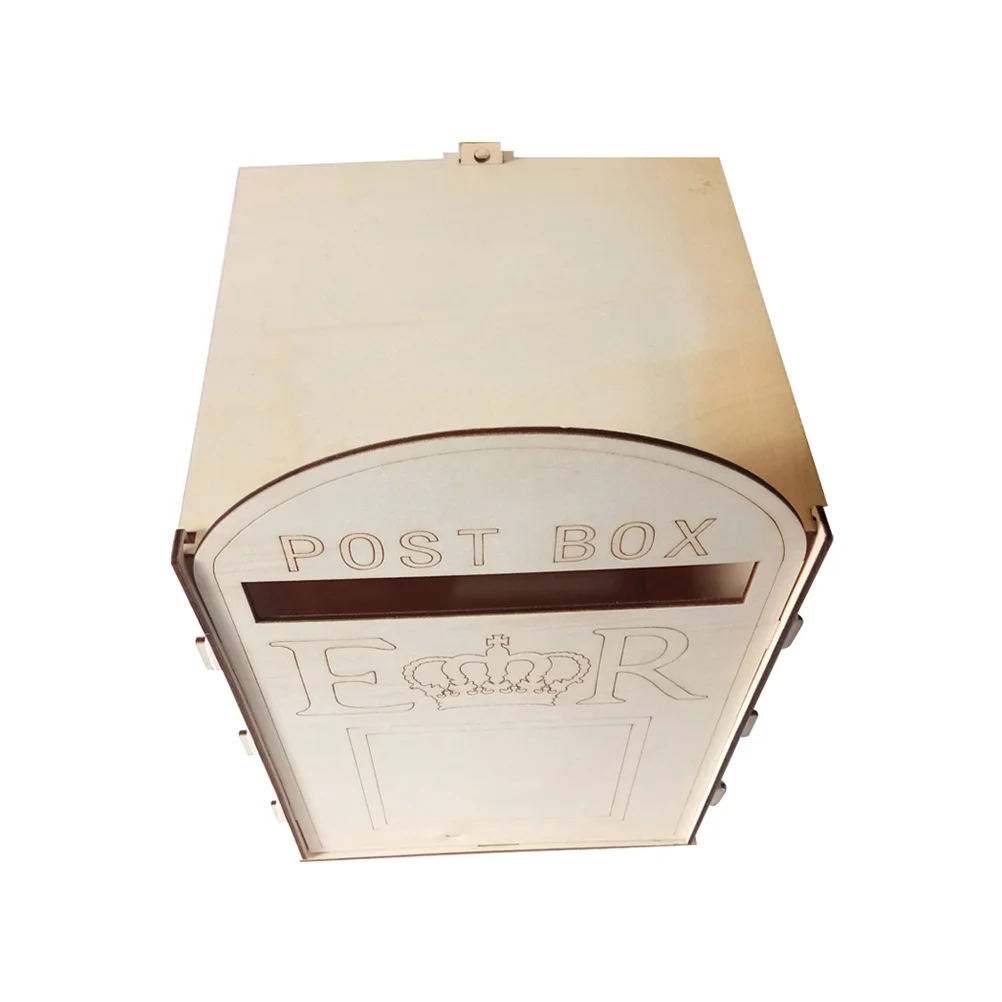 

Box Weddingholder Post Rustic Gift Guest Money Wishing Keepsake Envelope Mailbox Letter Basket Anniversary
