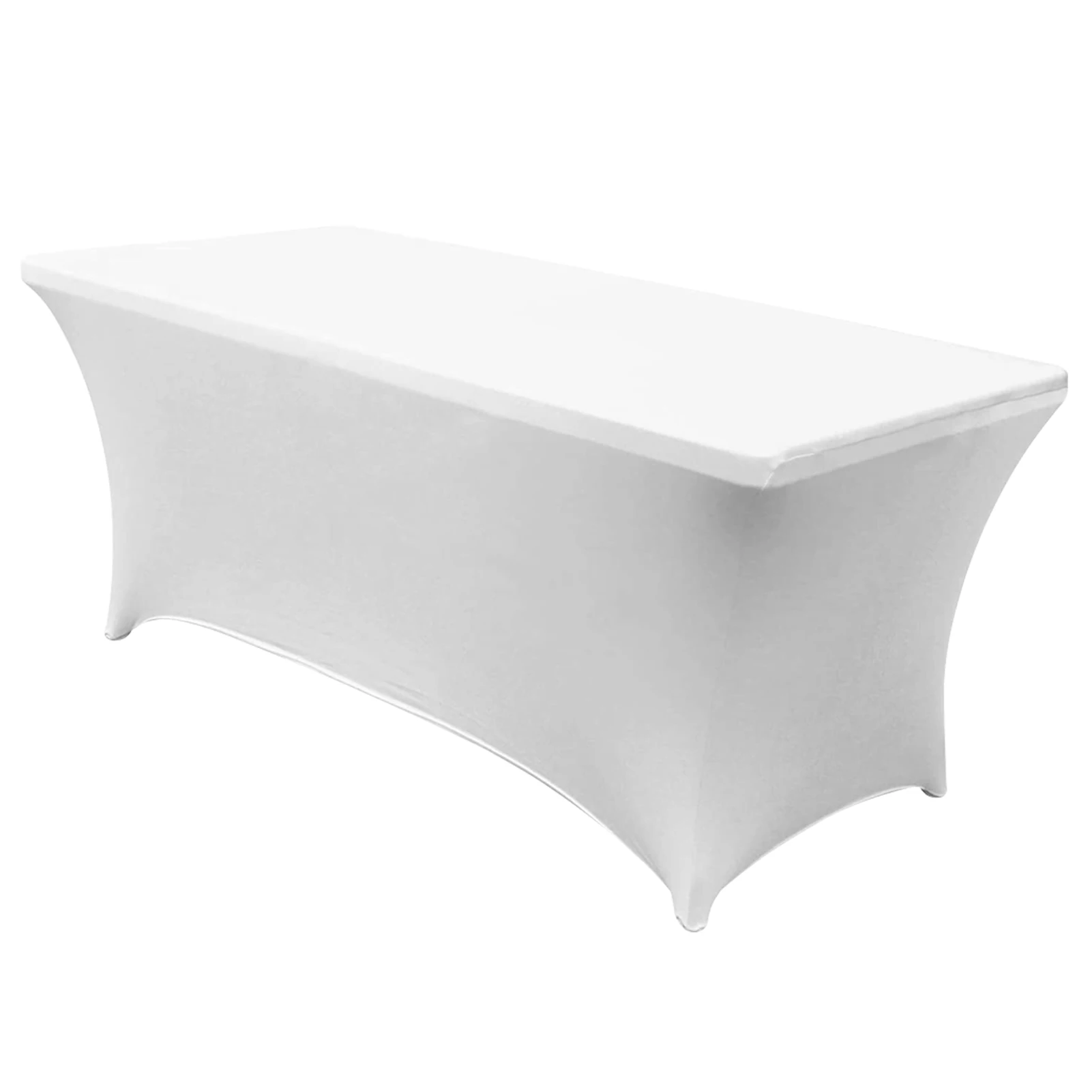 

Cover Indoor Outdoor Stretch Rectangle Tablecloth Machine Washable Tight Fitted For Party Wrinkle Free Patio Elastic Spandex