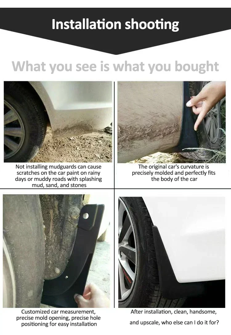 Автомобильные брызговики для Honda Pilot 2024 Аксессуары YG1 2025 2023 Брызговики Передние