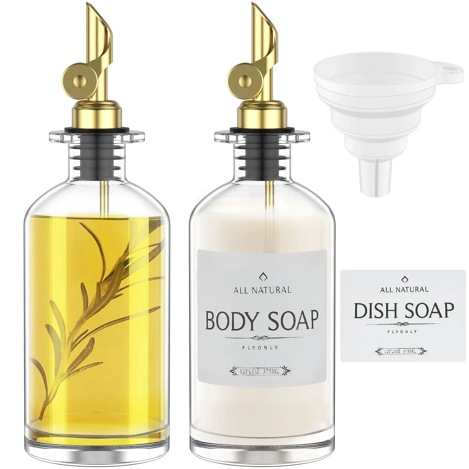 

2 шт., дозатор для масла и уксуса, 350 мл