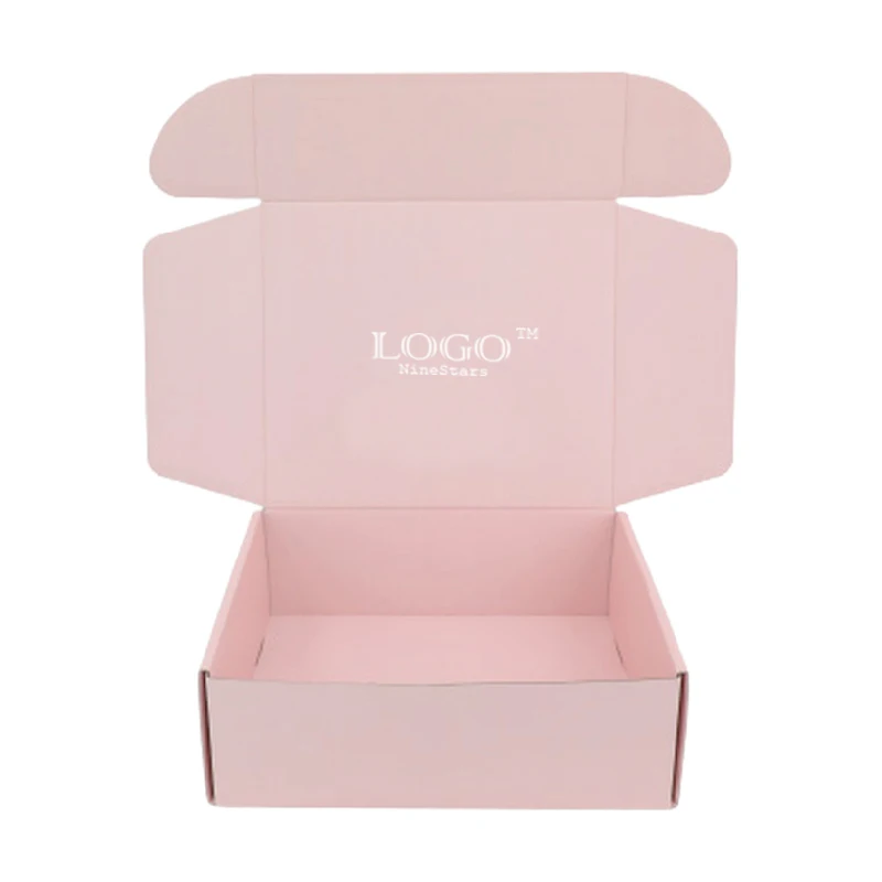 Недорогая фабричная цветная печать логотипа гофрированная пользовательская