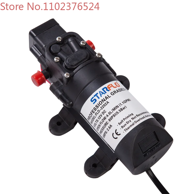

Wholesale price list 4LPM 12 volt micro self-priming diaphragm water battery powered sprayer pump