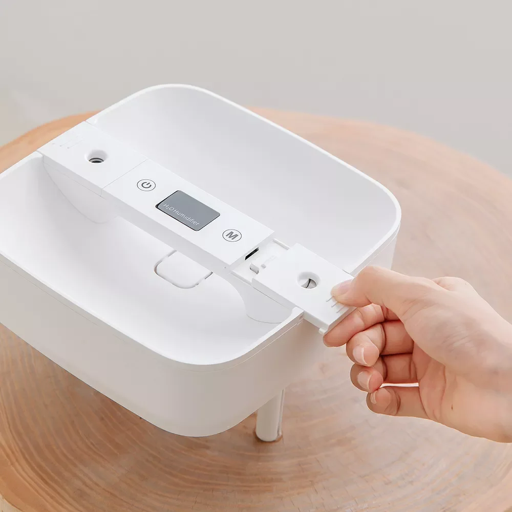 

Портативный Беспроводной ультразвуковой увлажнитель воздуха Cornmi объемом л, умный светодиодный регулируемый сенсорный экран, USB-генератор ...