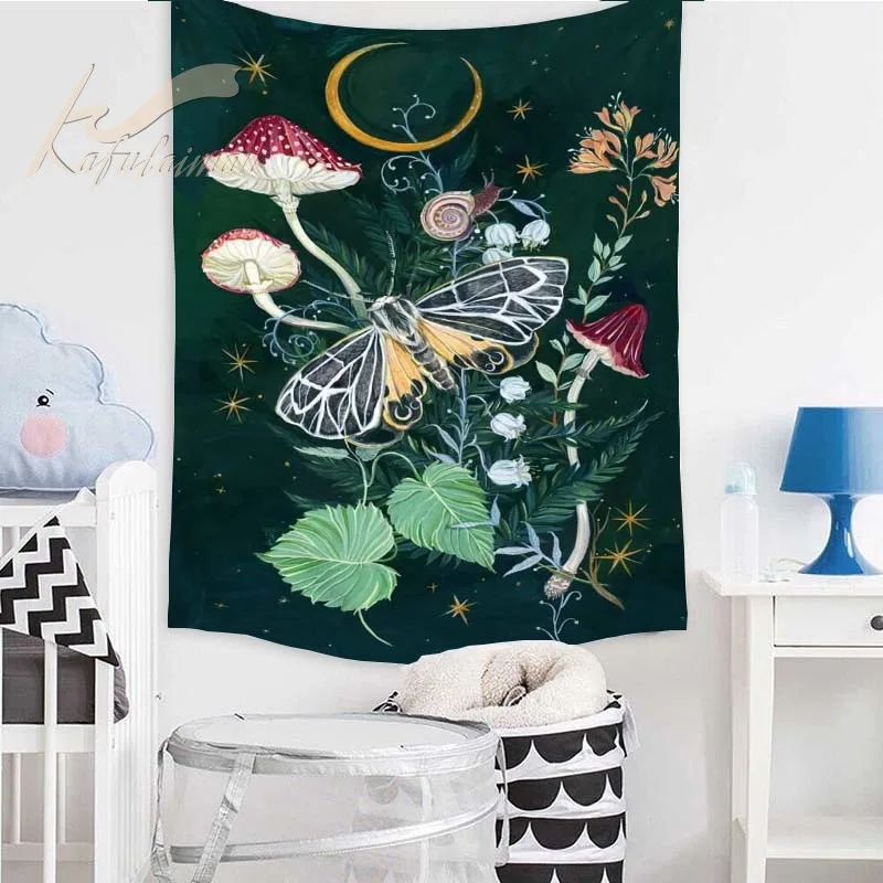 

Гобелены с бабочками, домашний декор, богемный декор, гобелен для ведьмастера, богемные шторы, простыни, Настенный декор