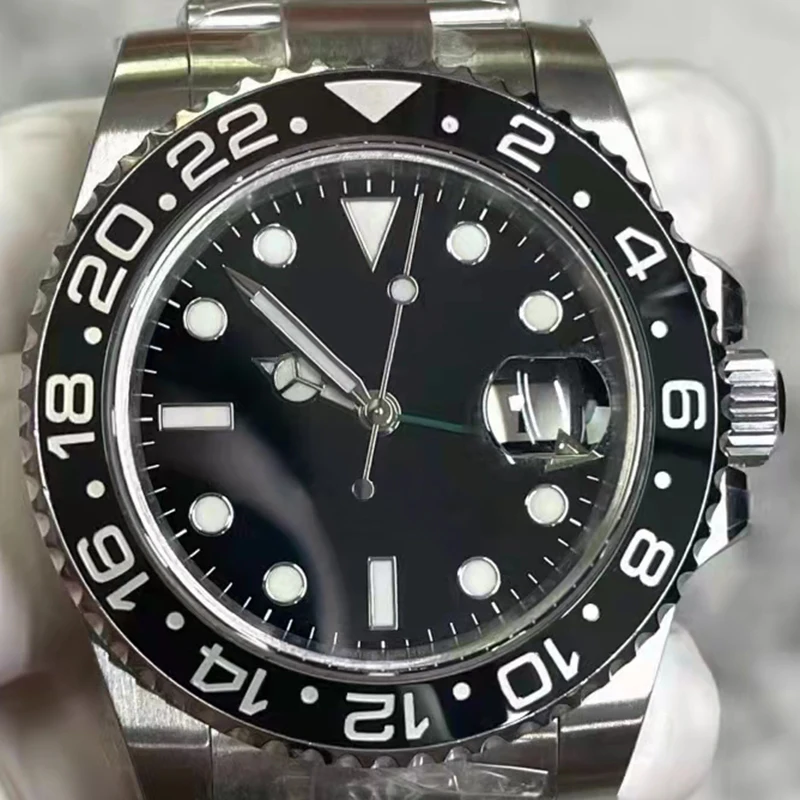 Чехол для часов и браслет 904L циферблат набор ручных китайский механизм 3186 сборки