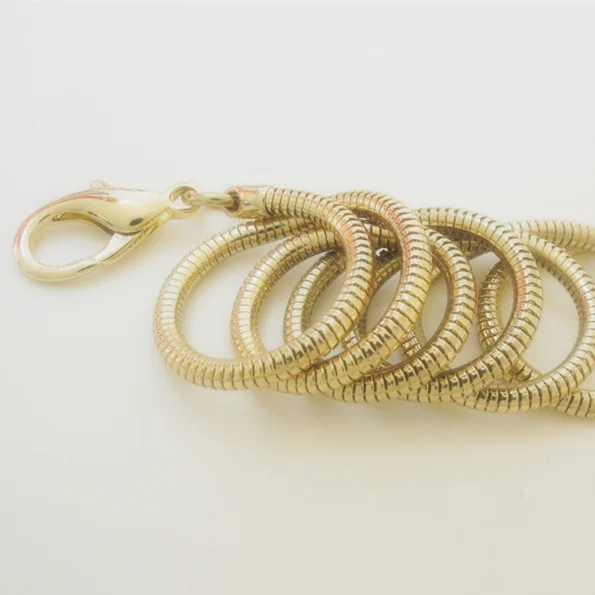 3mm COPPER Snake Metal High Quality Handle Shoulder Crossbody Handbag Replacement Chains Luxury Accessories Wholesale