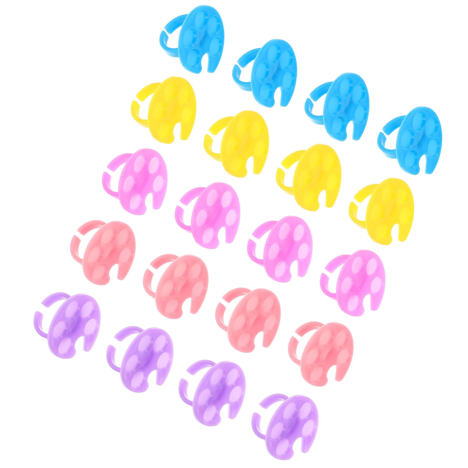 20 шт. маникюрные инструменты палитры цветов для ногтей гель-лак смешивания