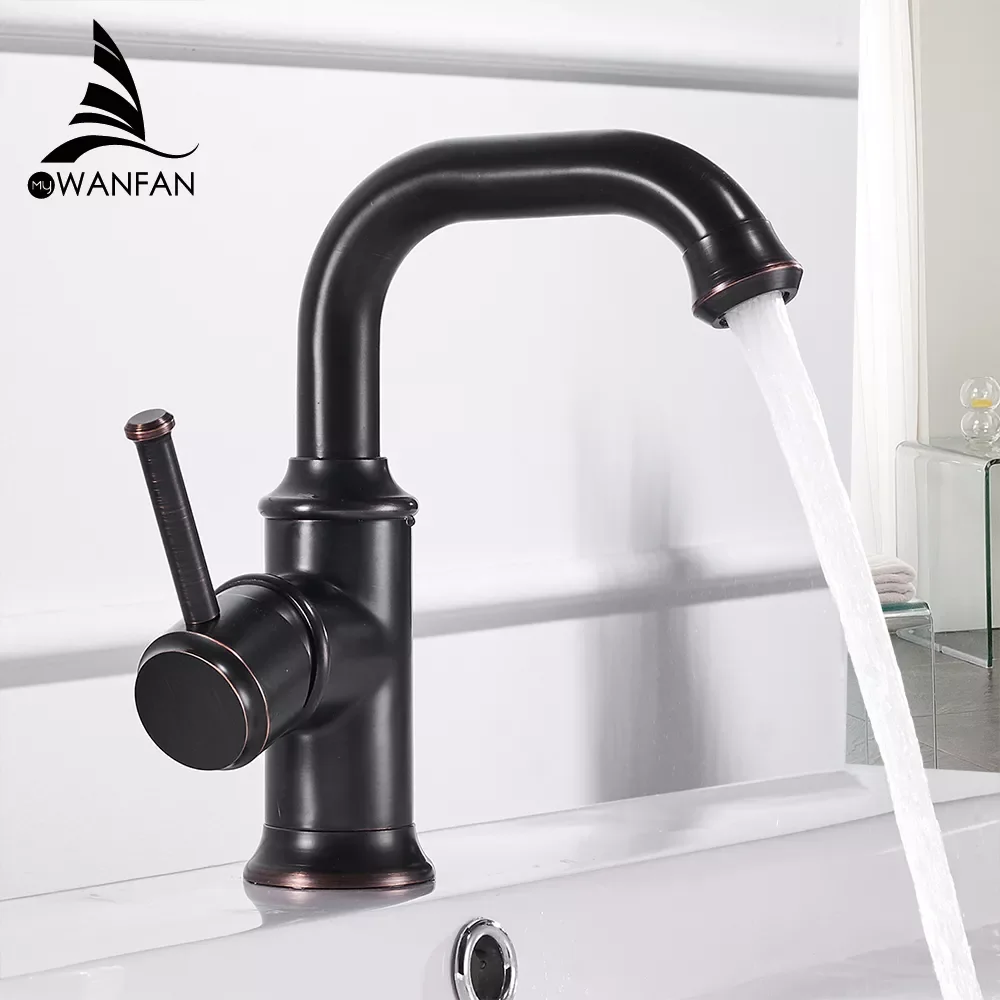 

Basin Faucets Antique Color Brass Crane Bathroom Faucets Hot and Cold Water Mixer Tap Contemporary Mixer Tap torneira WF-18061