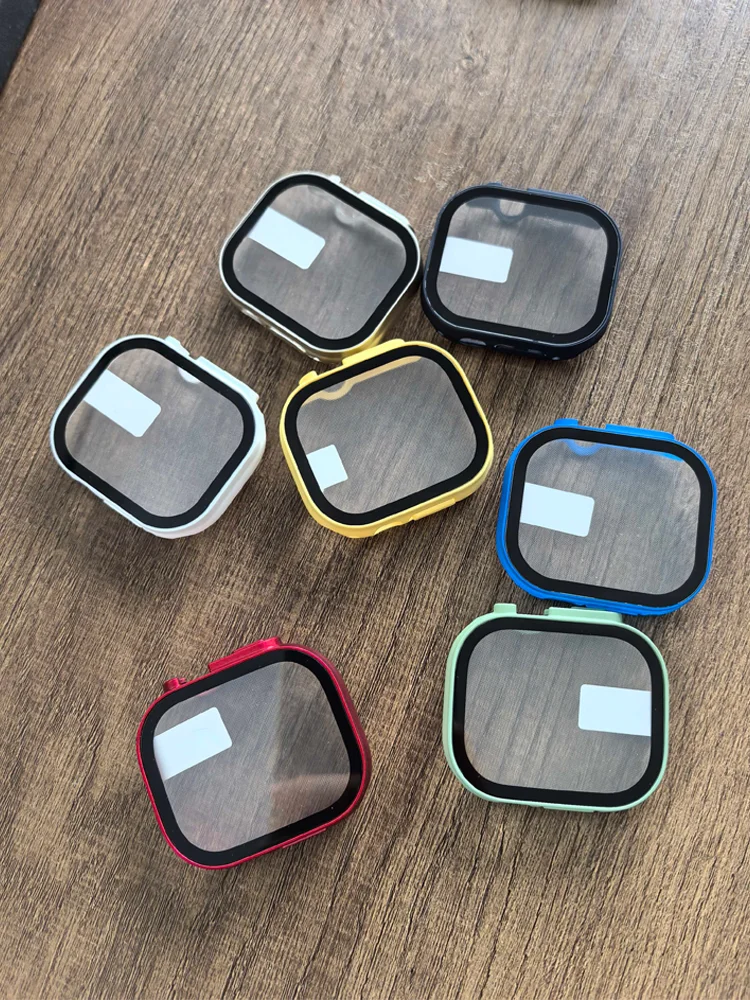 Фото Для Apple Watch Ultra 3 49 мм 2025 ПК бампер + Защитная пленка для экрана закаленное стекло + чехол для Apple Watch Case ultra2/Ultra3 аксессуары №3