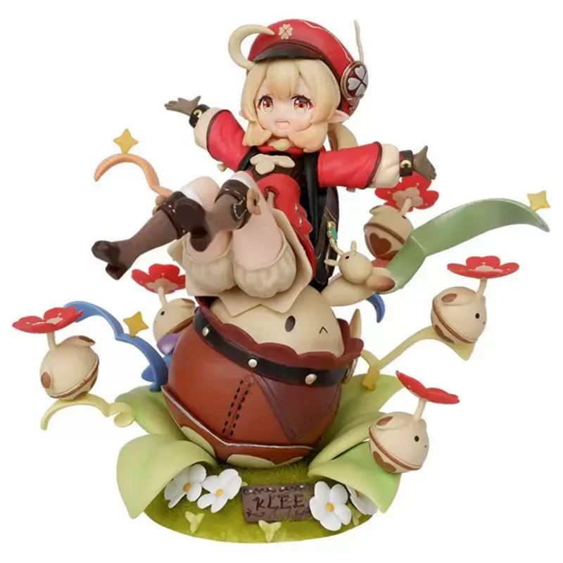 Genshin Impact Klee Hibana Knight Аниме Фигурка 1/7 Масштаб Paimon Коллекция Модель Куклы Игрушки