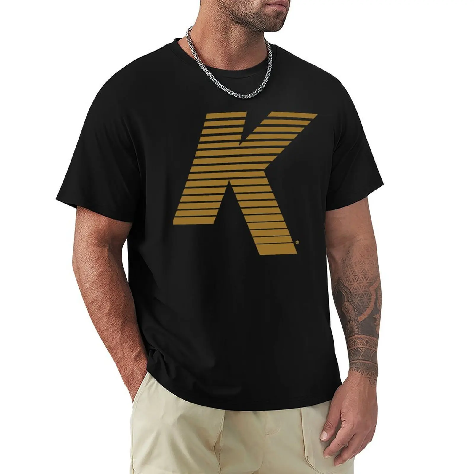 Фото Классическая футболка Zildjian K Logo с креативным графическим принтом №1