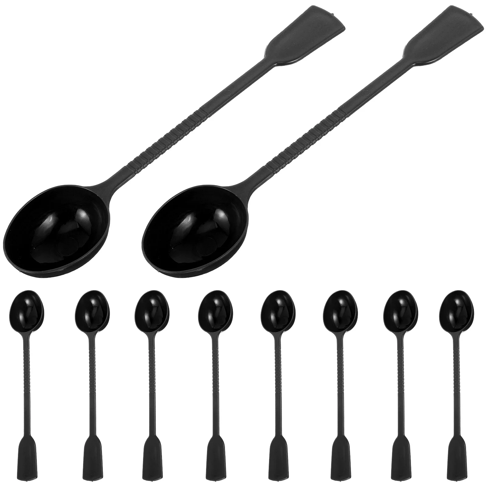 

10pcs Classical Stirring Multifunctional Coffee Spoon Measure Spoon Small Scoop Kitchen Spoon