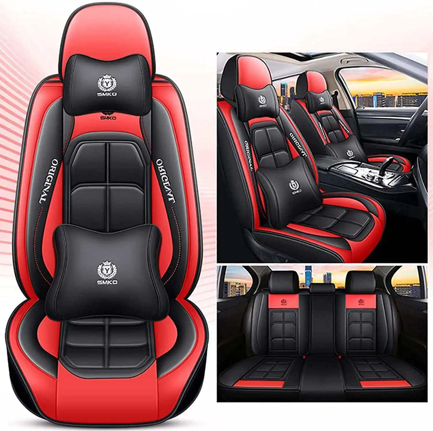 

YOTONWAN Leather Car Seat Cover for MG All Models MG ZT-T ZR ZT TF auto accessories car accessories 98% 5 seat car model