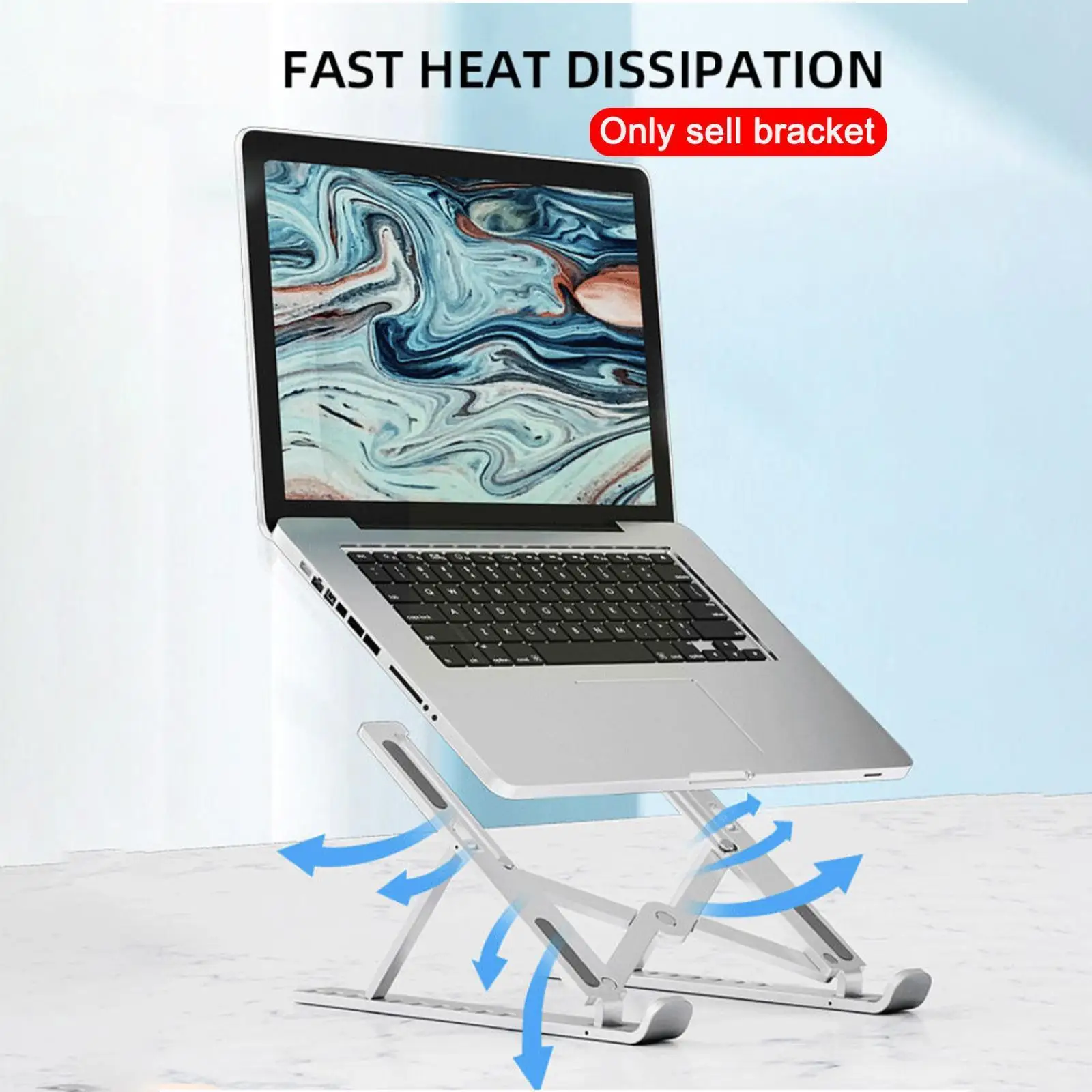 

Подставка для ноутбука U3d5, портативная складная пластиковая подставка для ноутбука, охлаждающий кронштейн