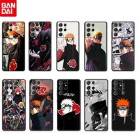 pain anime naruto for samsung galaxy s22 s21 s20 ultra plus pro s10 s9 s8 s7 4g 5g soft silicone black phone case funda coque