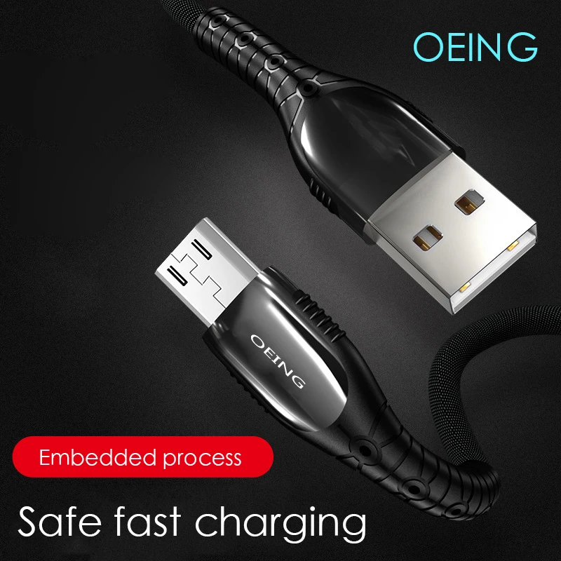 

OEING LED Usb Type c Cable 5A 1.2M Fast Charging Data Cable For iphone 13 Huawei Samsung Xiaomi Data Transmission Charger Wire