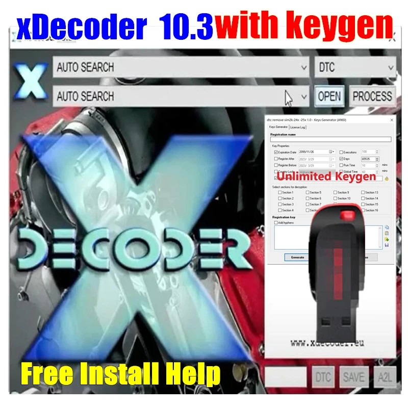 

xDecoder 10.3 DTC Remover NEW 2022 license full activated Dpf Egr Flaps Adblue Off DTC Remover Free keygen for many laptops
