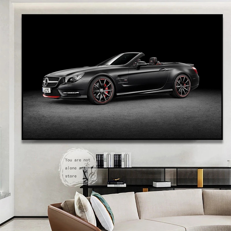 Mercedes Benz SL тысяча милия 417 Специальный выпуск Автомобильная фотокартина настенные