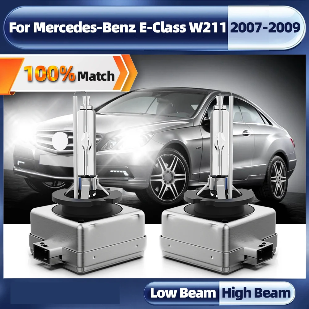 

2PCS D1S 35W Kit Xenon Car Headlight Bulbs Hid 6000K Car Light 12V Auto Headlamp For Mercedes-Benz E-Class W211 2007 2008 2009