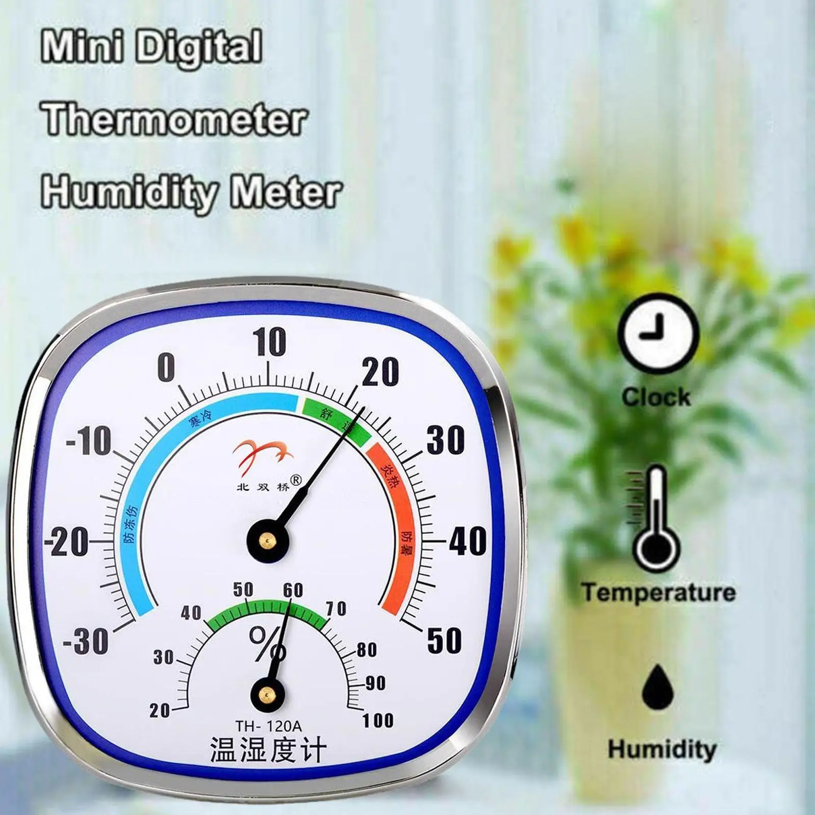 

Indoor Thermometer Hygrometer Humidity Temperature Temperature Gauge Sensor Meter Meter Gauge Humidity Station Weather Room J5W1
