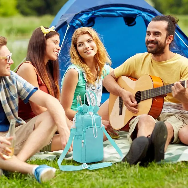 Изоляционный чехол для бутылки изолированный холодильник через плечо