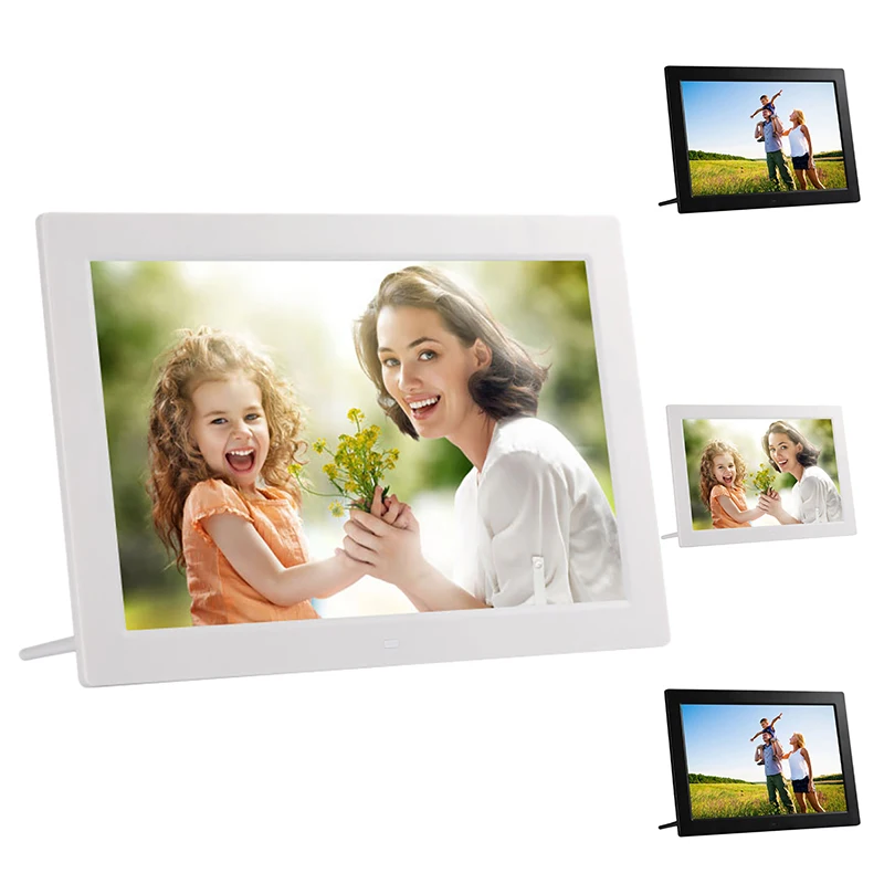

HFES 13 Inch HD Digital Photo Frame 1280X800 Electronic Photo Frames Support Clock/Calendar/Time Switch Machine