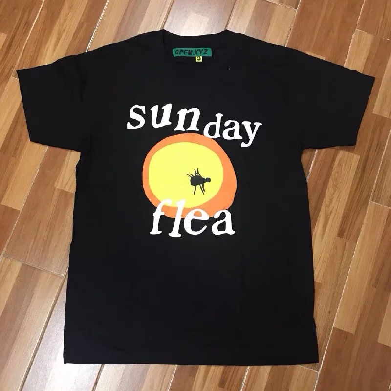 

3D Foam CPFM.XYZ Sunday Flea Grand Opening T-shirt Men Women 1:1 High Quality T-shirts CPFM.XYZ Tops Oversize Tee