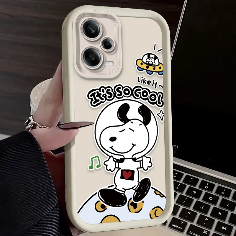 Силиконовый противоударный чехол S-Snoopys для Xiaomi Redmi Note 13 12 11 Pro Plus 4G 5G 12S 11S 10S 10 9 9S 8 12C