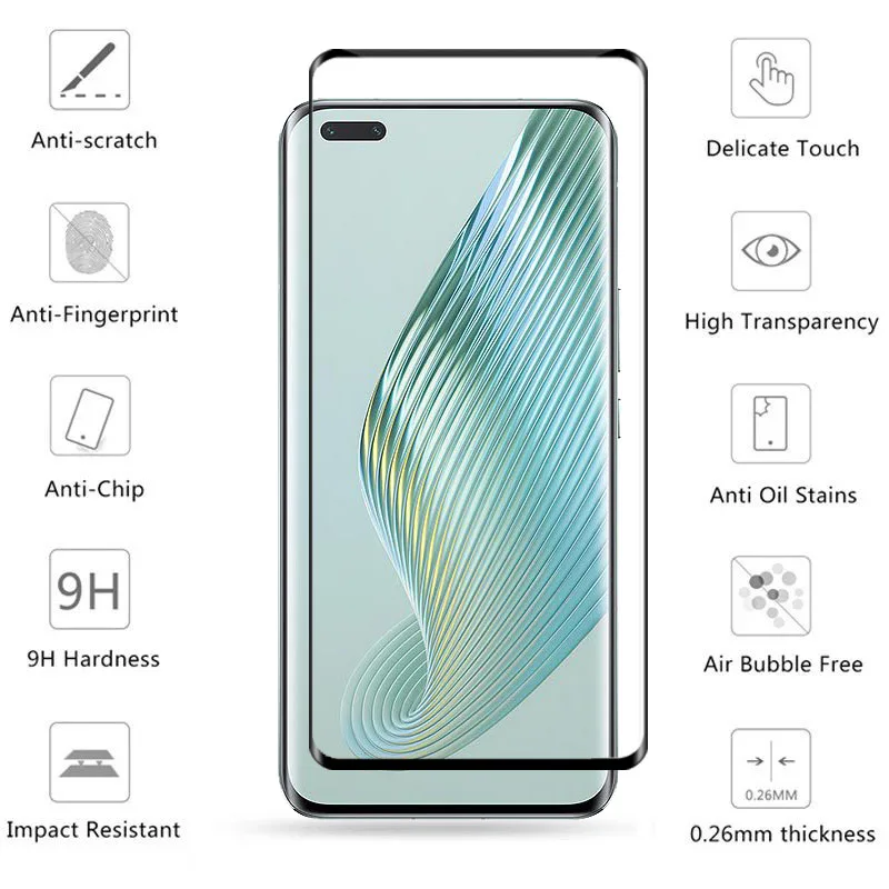 Full Cover Glass For Honor Magic 5 Pro Screen Protector For Honor Magic 5 Pro Tempered Glass Phone Film Honor Magic 5 Pro