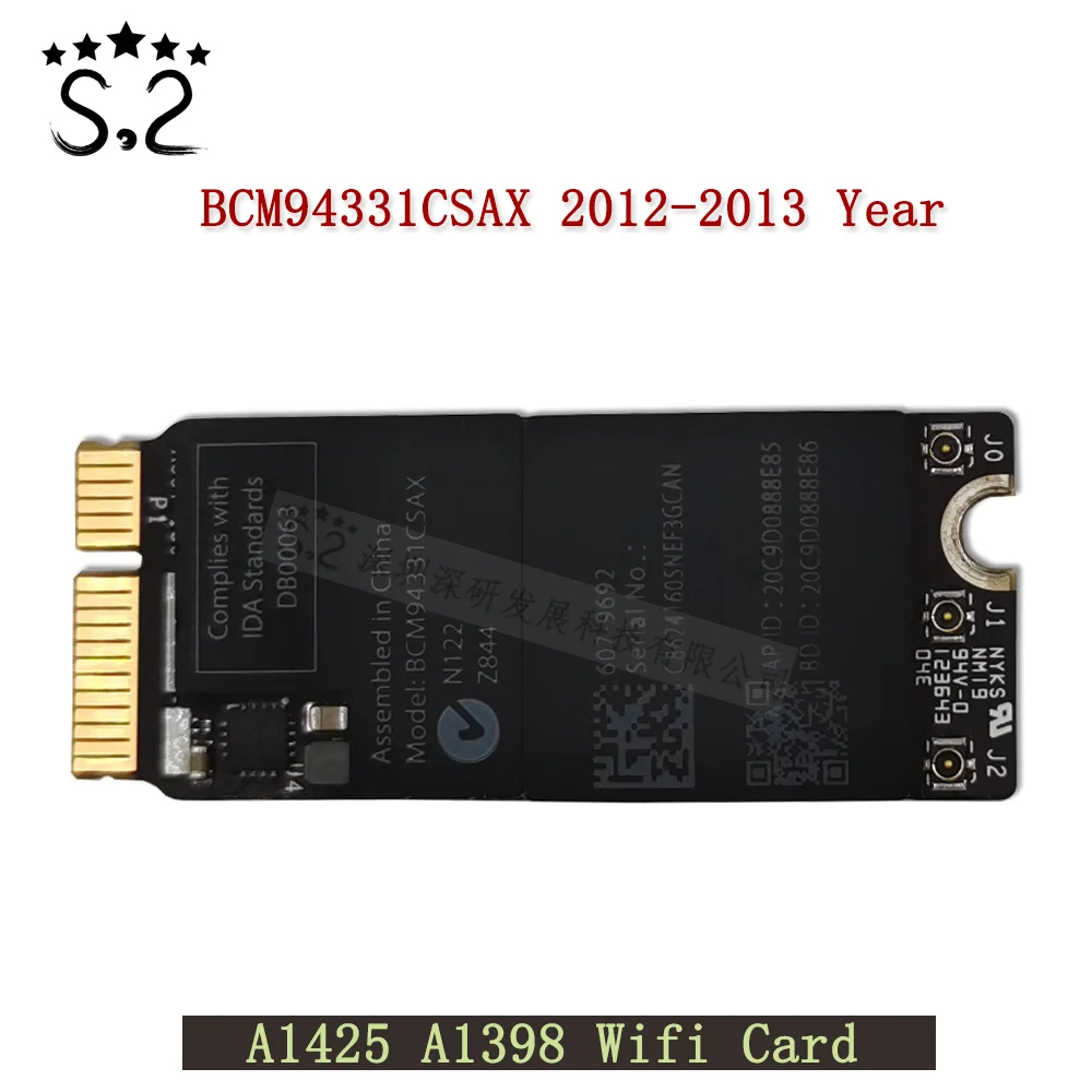 Оригинальная Wi-Fi карта BCM94331CSAX для Macbook Pro Retina 13 &quot15&quot A1398 A1425 Карта BT 4 0 2012 ранние 2013