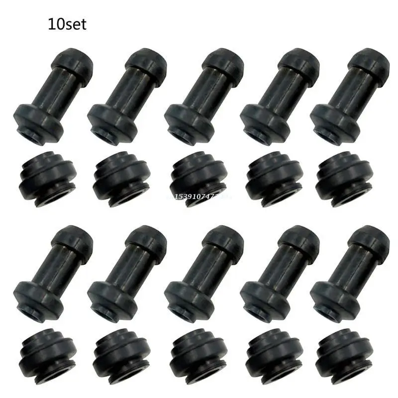 

10Set Motorcycle Scooter Brake Upper Lower Pump Caliper Shock Absorber Sleeve Rubber Waterproof Dust Cover Dropship