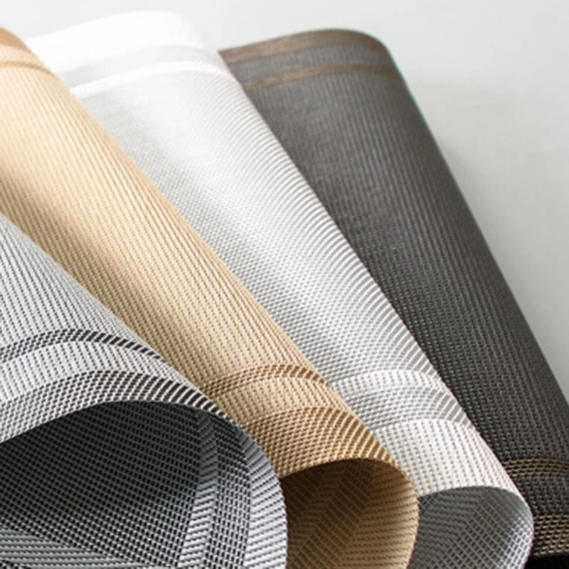 

Коврики, термостойкие коврики, устойчивые к пятнам, Нескользящие моющиеся коврики из ПВХ, тканые коврики, набор из 6