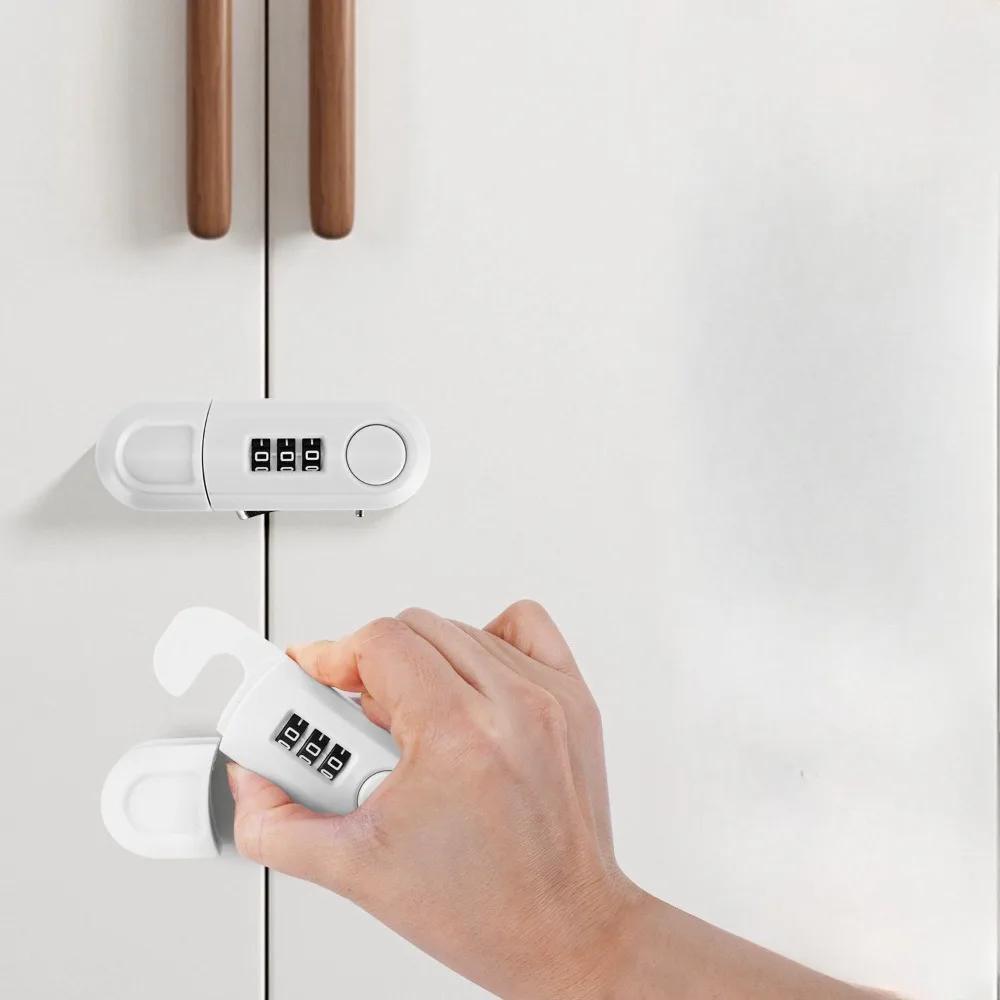 

Новый противоугонный замок для ящика с паролем, многофункциональный пластиковый замок для шкафа, сделай сам, детский замок для безопасности, ящики