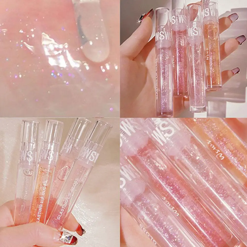 Увлажняющий зеркальный блеск для губ очаровательный женский Косметика макияжа с