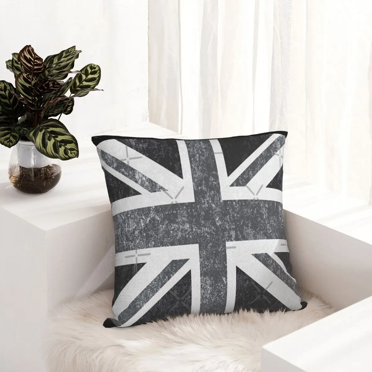 Рисунок 6 - Винтажная темно-серая наволочка Union Jack