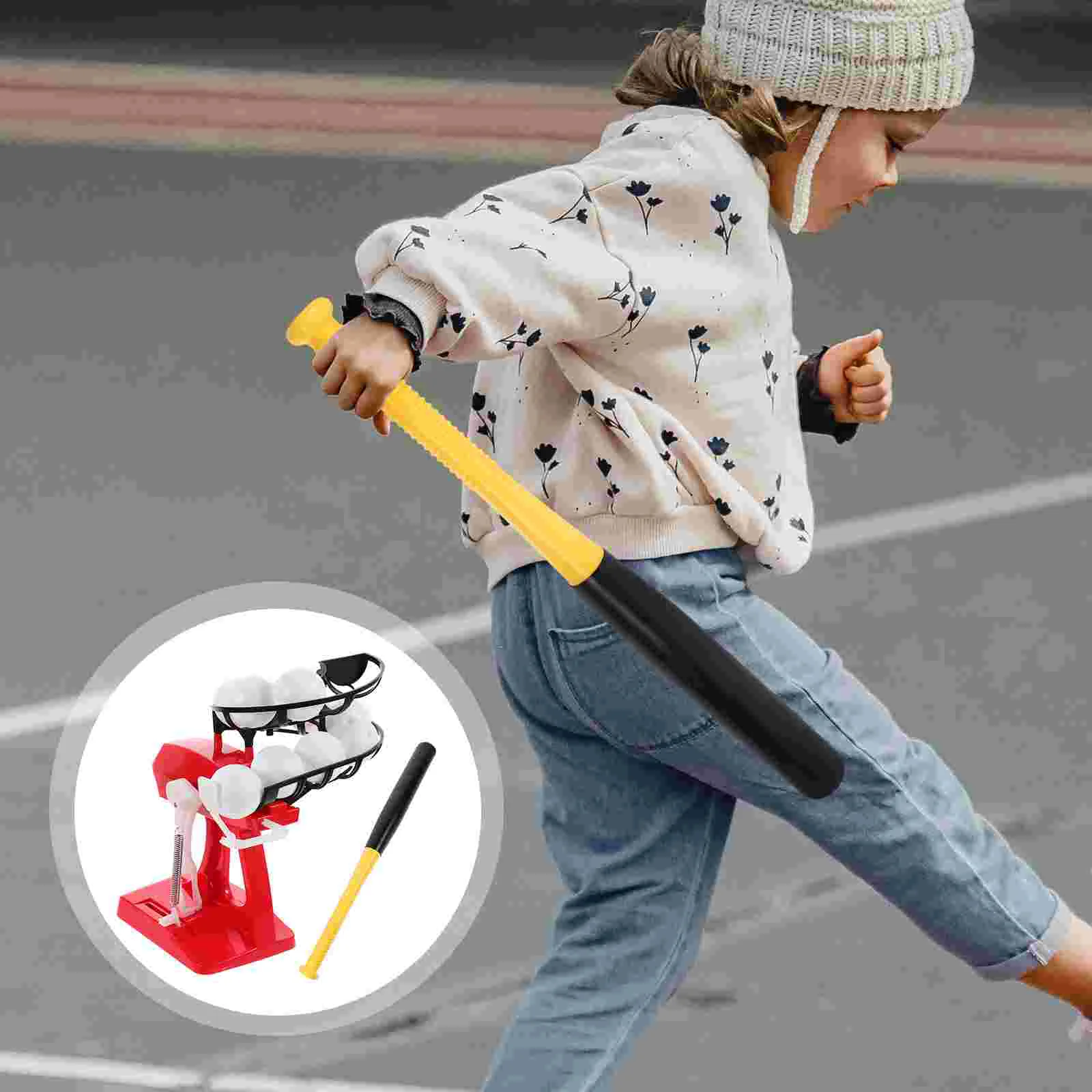 

1 Set Useful Practical Automatic Baseball Baseball Practice for Kids Students Children