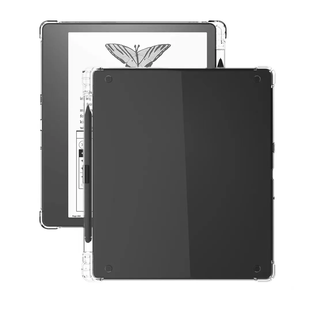 Фото Прозрачный чехол для Kindle Scribe 10,2 дюйма 1/2-го поколения |   Встроенный держатель для ручек |   Тонкий и легкий |   против царапин |   Мягкая задняя крышка из ТПУ №2