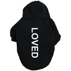 Одежда для собак на весну и осень с надписью любимая собака Толстовка для больших, средних и маленьких собак Померанский теплая одежда для щенков 5 цветов