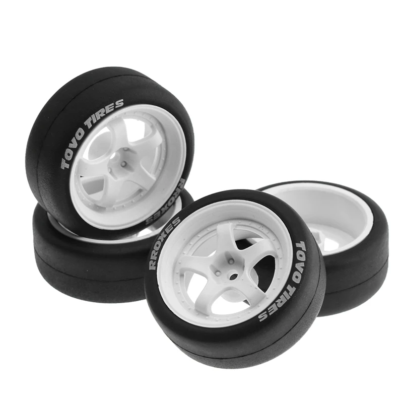 4 шт. 65 мм 1/10 RC гоночный автомобиль шины на дороге туристический дрифт шина колесо