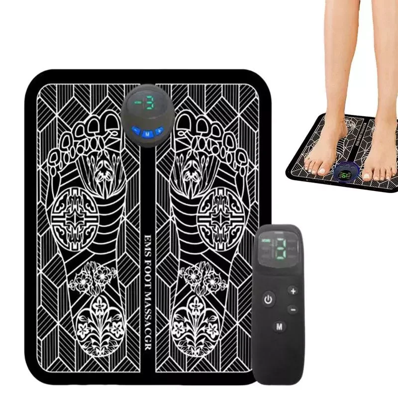 

NEW2023 EMS Foot Massage Mat Feet Acupoints Mat Massage Pad Massage Pad To Relax Feet Muscles Portable For Home And Office Use