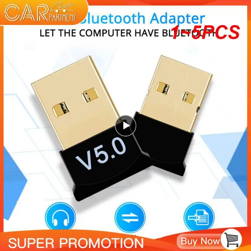 

1 ~ 5 шт. Автомобильный USB Bluetooth 5,0 адаптер передатчик Bluetooth аудио приемник беспроводной USB адаптер расширения Автомобильная электроника