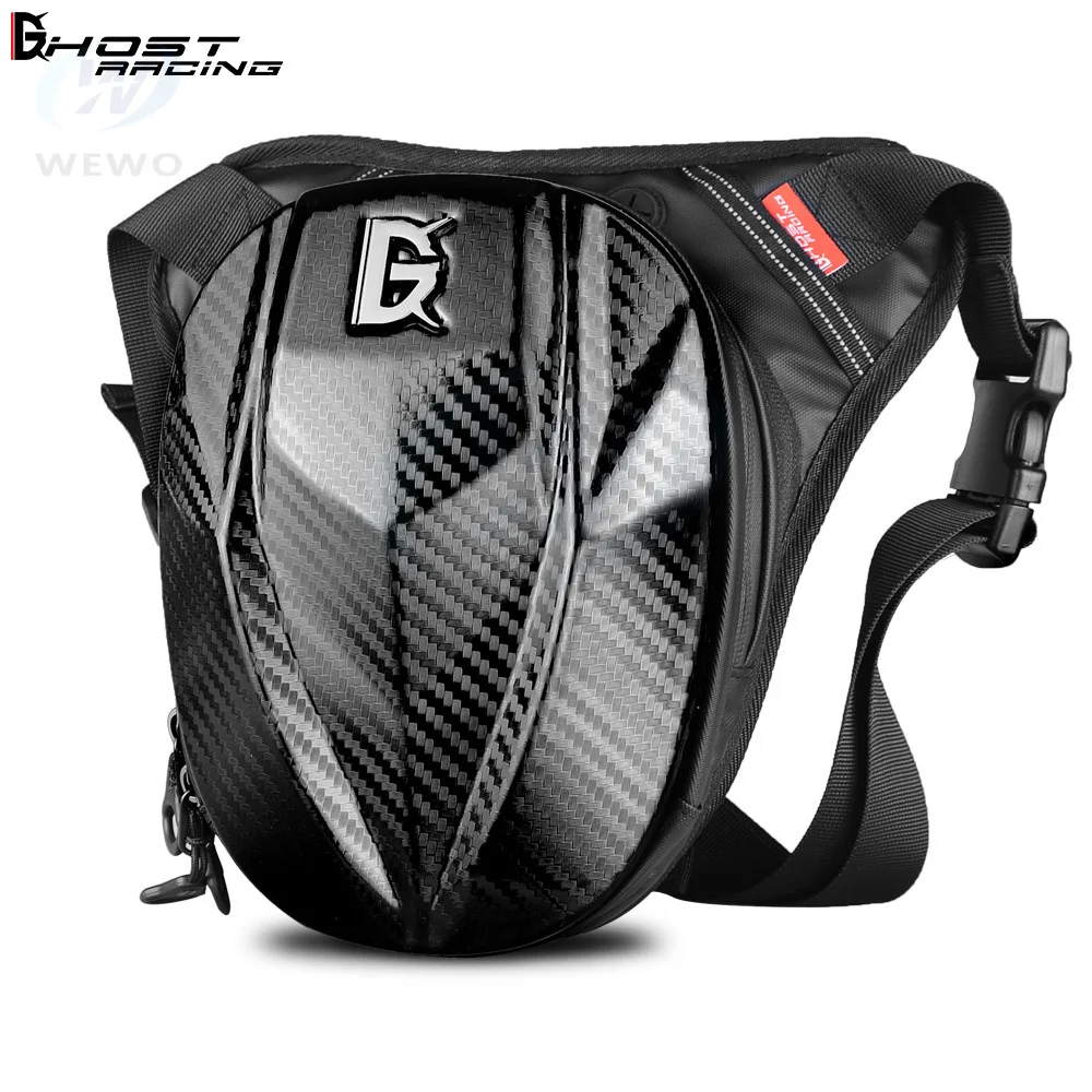 

Motocentric Motorcycle Drop Leg Bag Waterproof Motorcycle Backpack Outdoor Sport Cycling Waist Bags Fanny Pack Carbon Fiber Bag