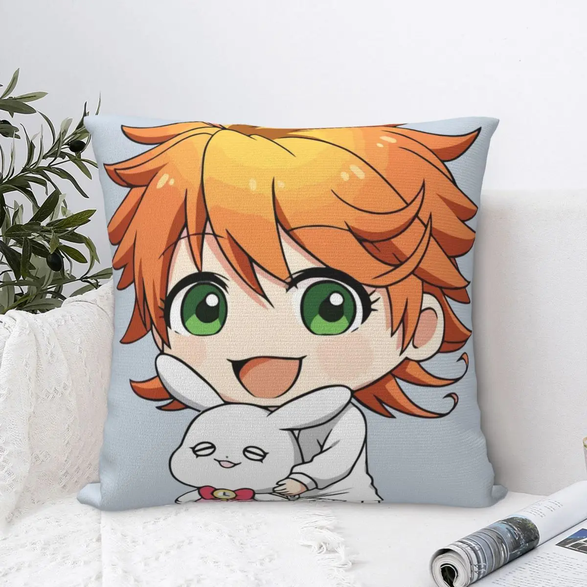 The Promised Neverland Emma чехол-наволочка украшение для дивана кровати постельное белье в